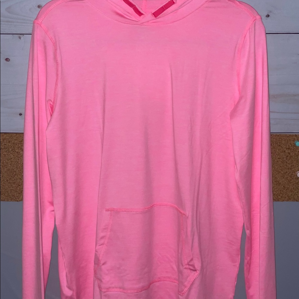 Girls’ Lands’ End Long Sleeve Shirt with Hood NWOT Size XXL (18-20)
